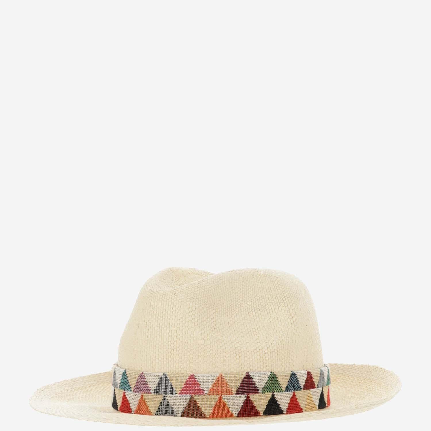 Alexia Alvarez De Toledo YUTEAMEDIDACONCINTA Panama Hat — White by Alexia Alvarez De Toledo