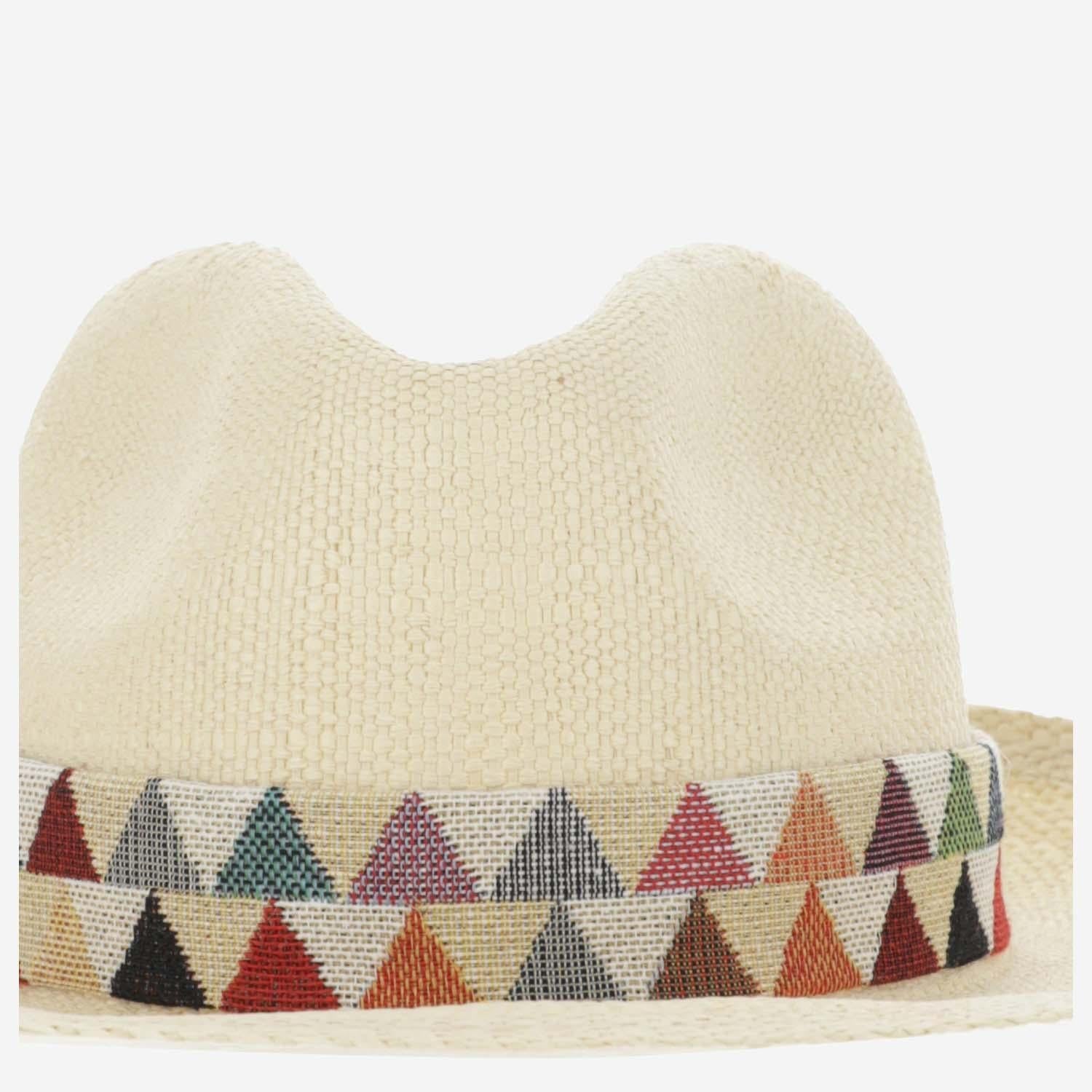 Alexia Alvarez De Toledo YUTEAMEDIDACONCINTA Panama Hat — White, view 2
