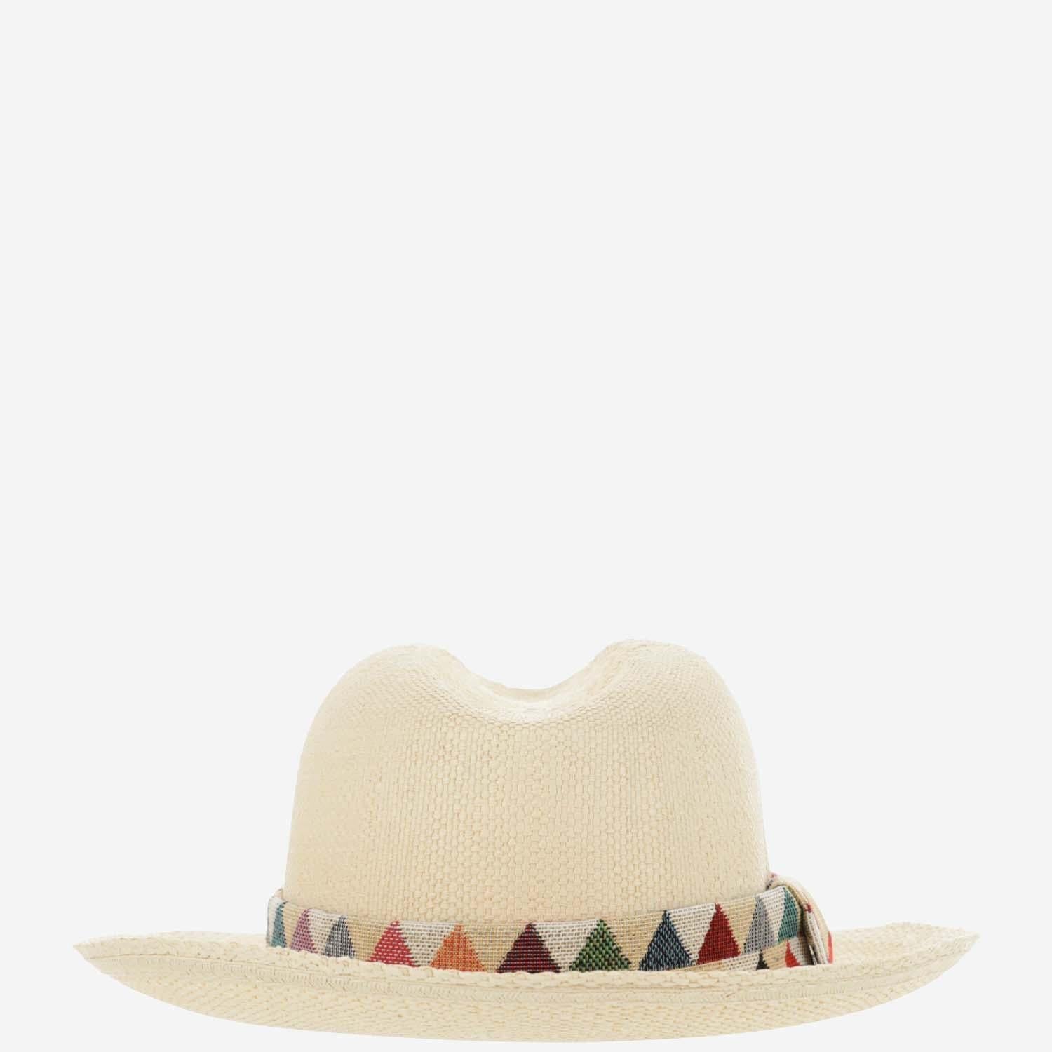 Alexia Alvarez De Toledo YUTEAMEDIDACONCINTA Panama Hat — White, view 4
