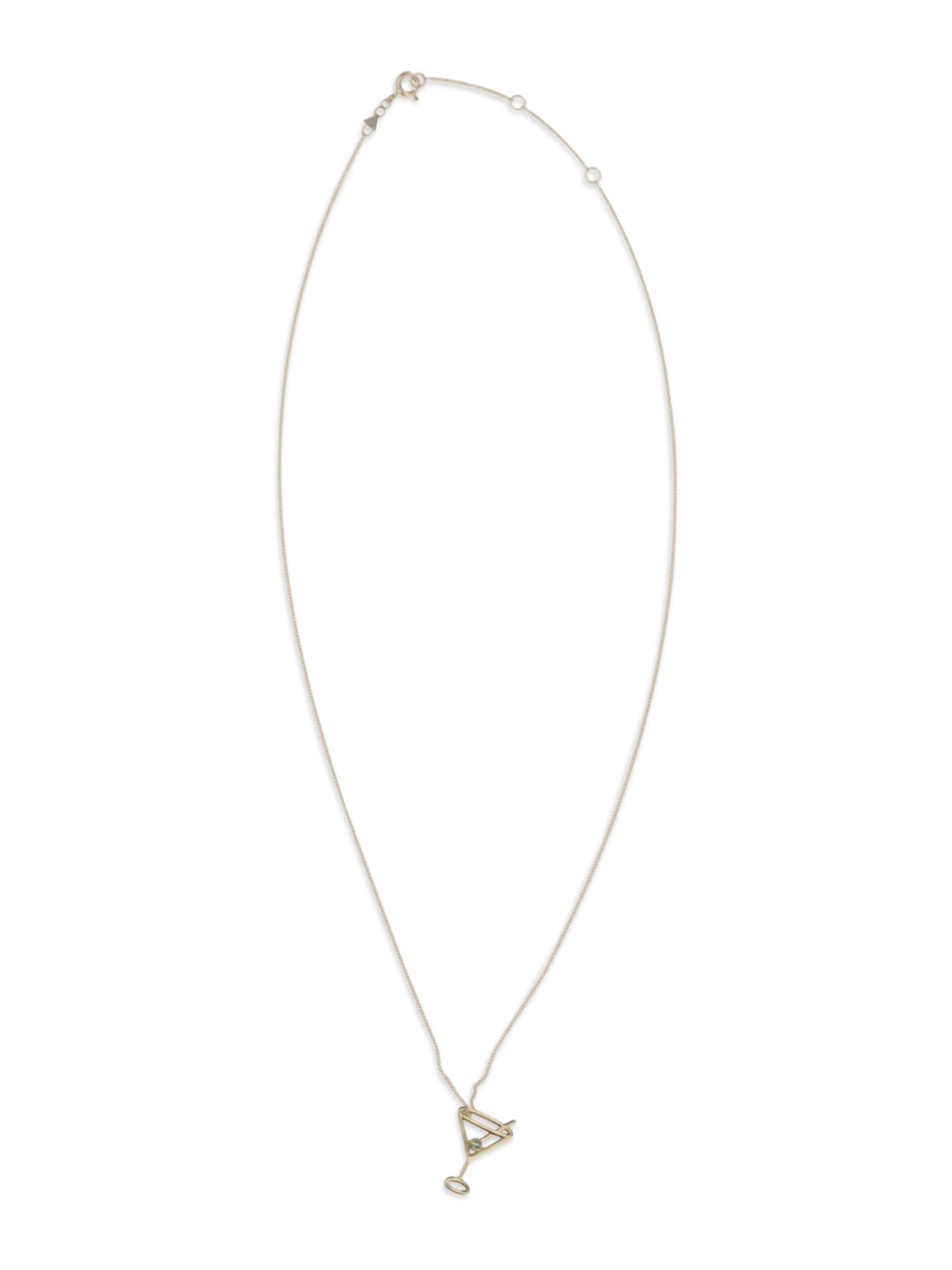 Aliita Martini Esmeralda Necklace — Yellow, view 2
