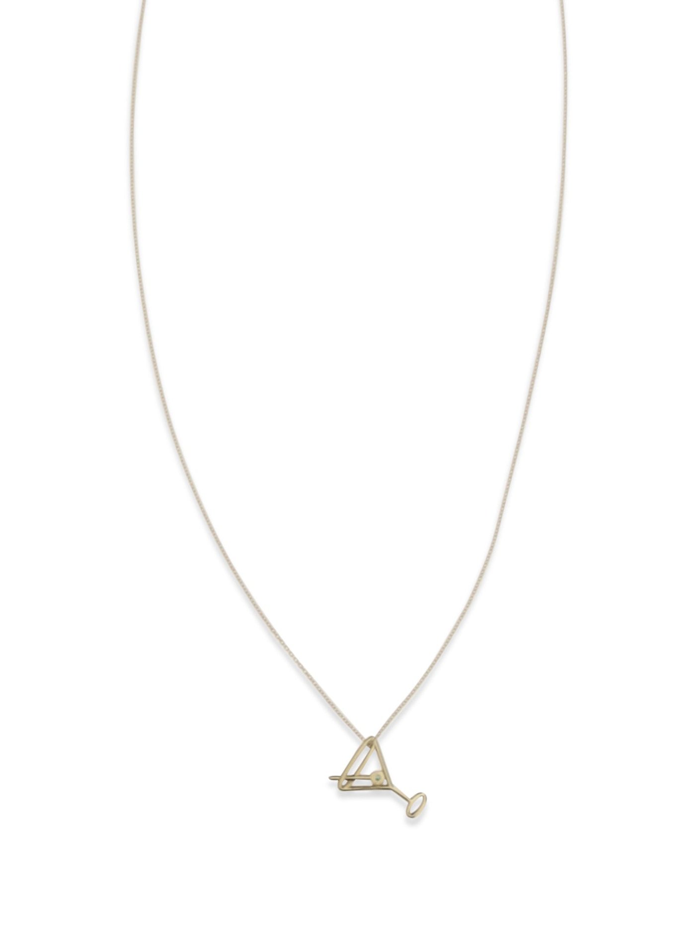 Aliita Martini Esmeralda Necklace — Yellow, view 3
