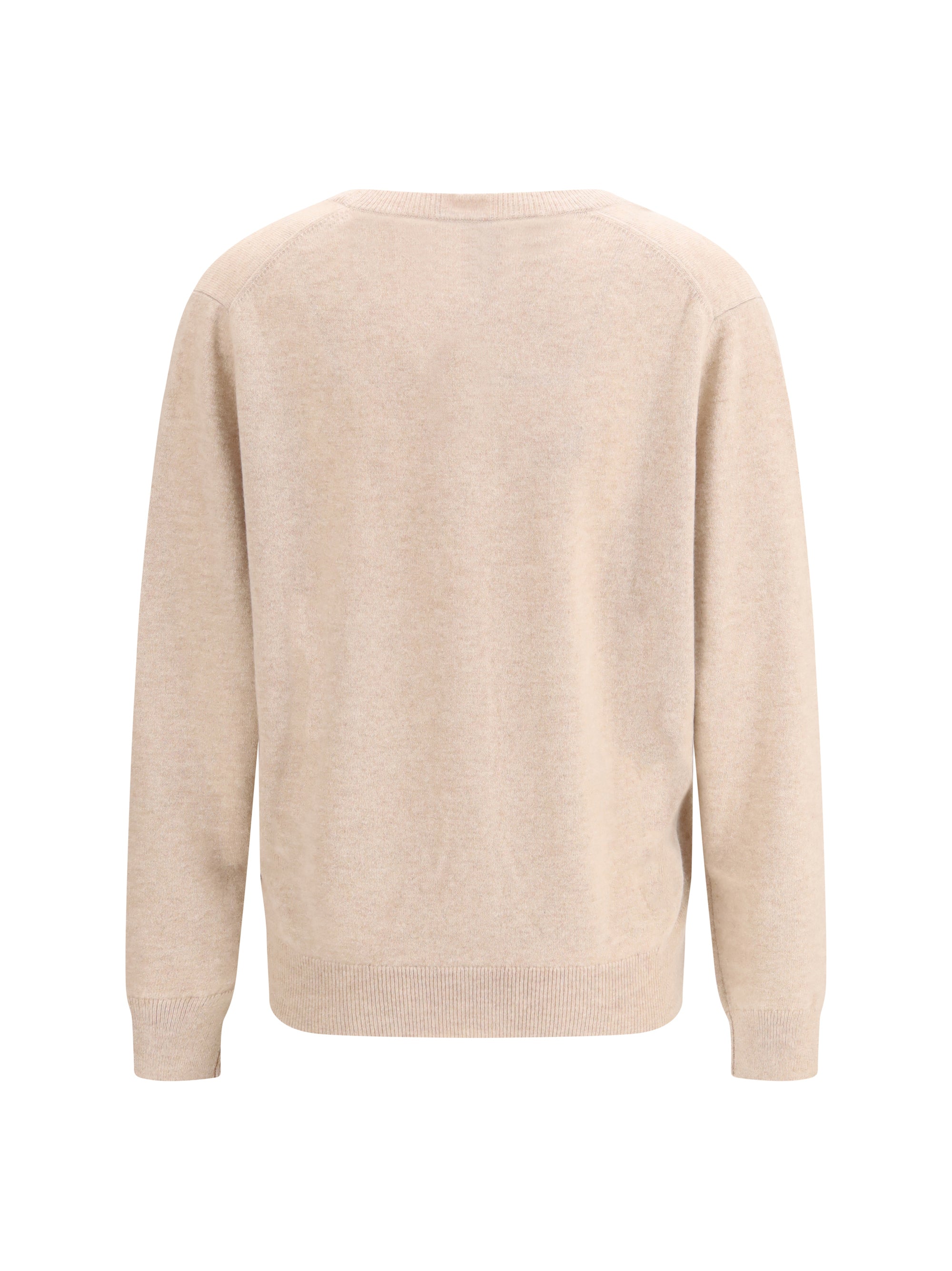 Allude Pure Cashmere Cardigan — Beige, view 2