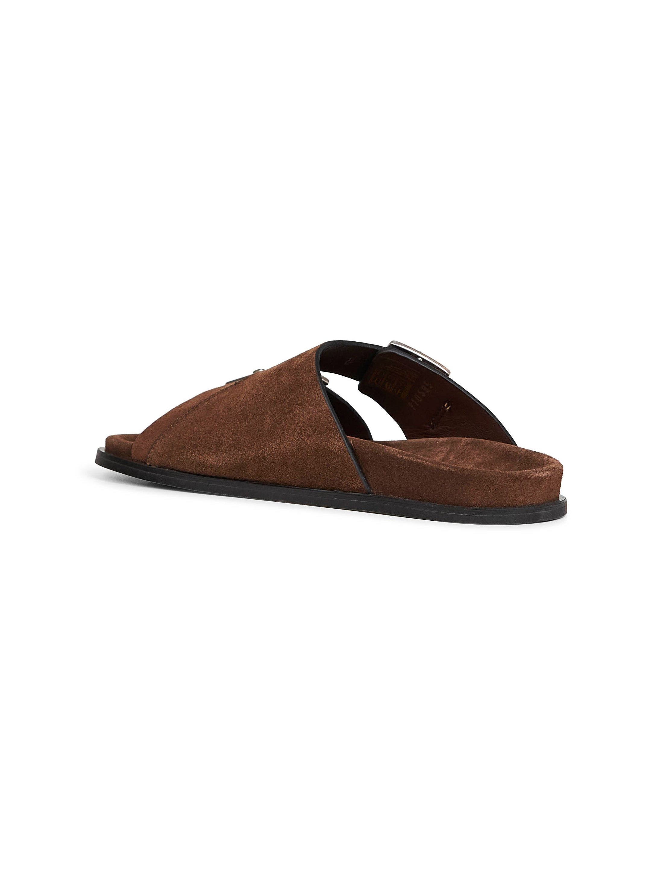 Alohas Alba Sandals — Brown, view 3
