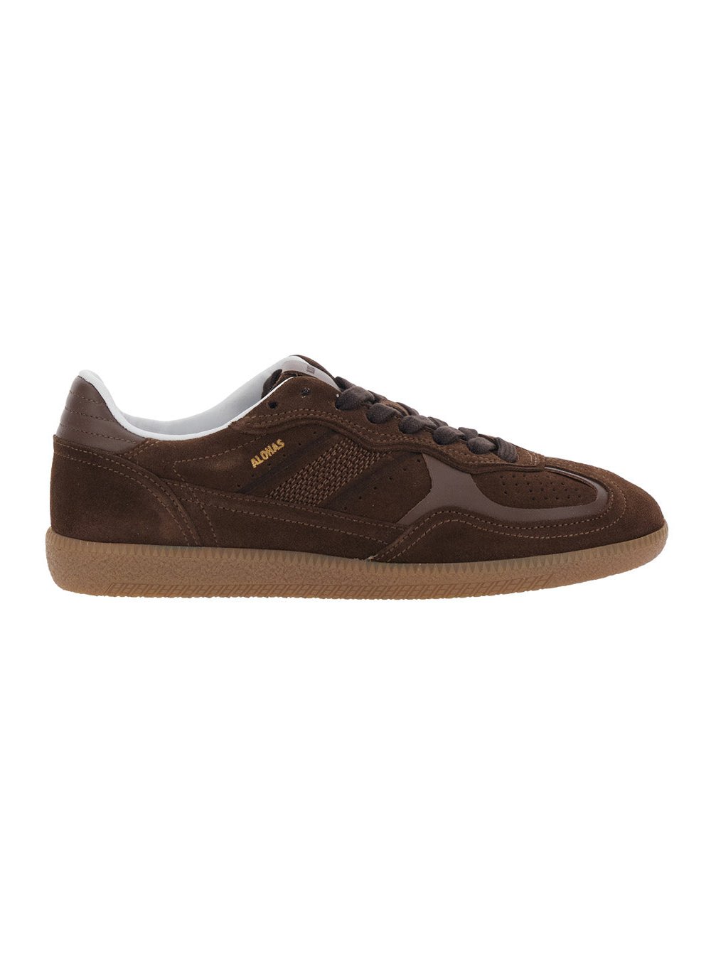 Alohas Suede Low-Top Sneaker — Brown by Alohas