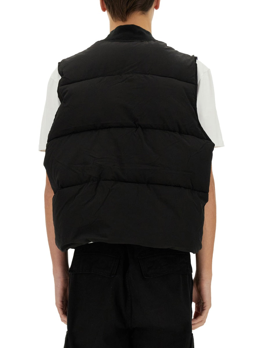 Alpha Industries Sleeveless Nylon Vest — Black by Alpha Industries