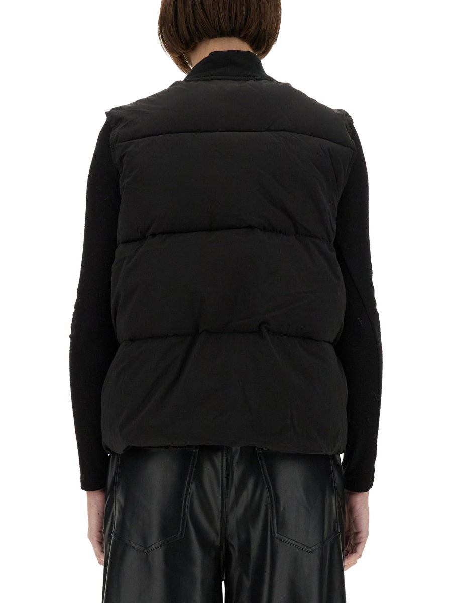 Alpha Industries Sleeveless Nylon Vest — Black, view 2