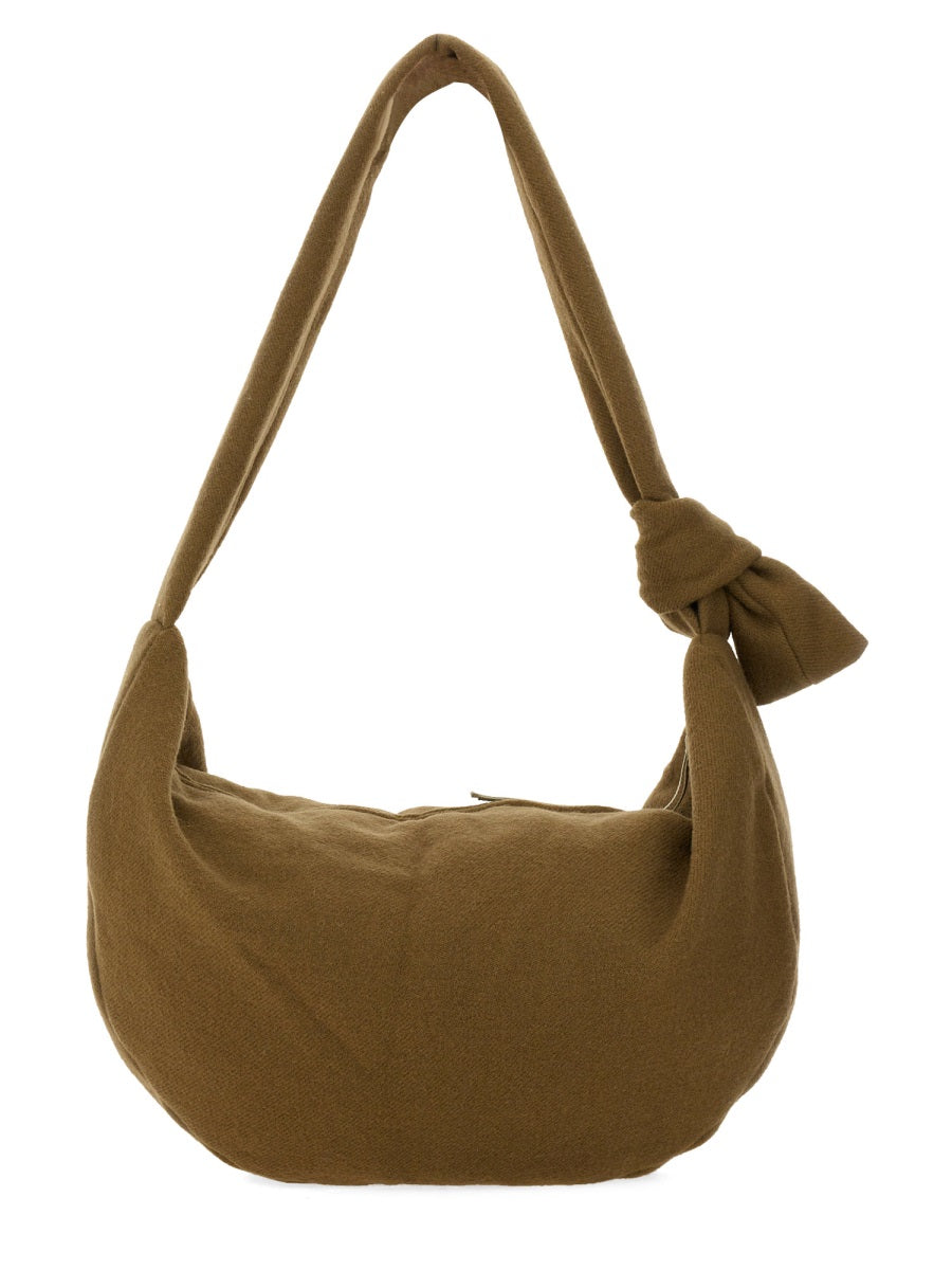 Alysi Wool Knot Shoulder Bag — Green by Alysi