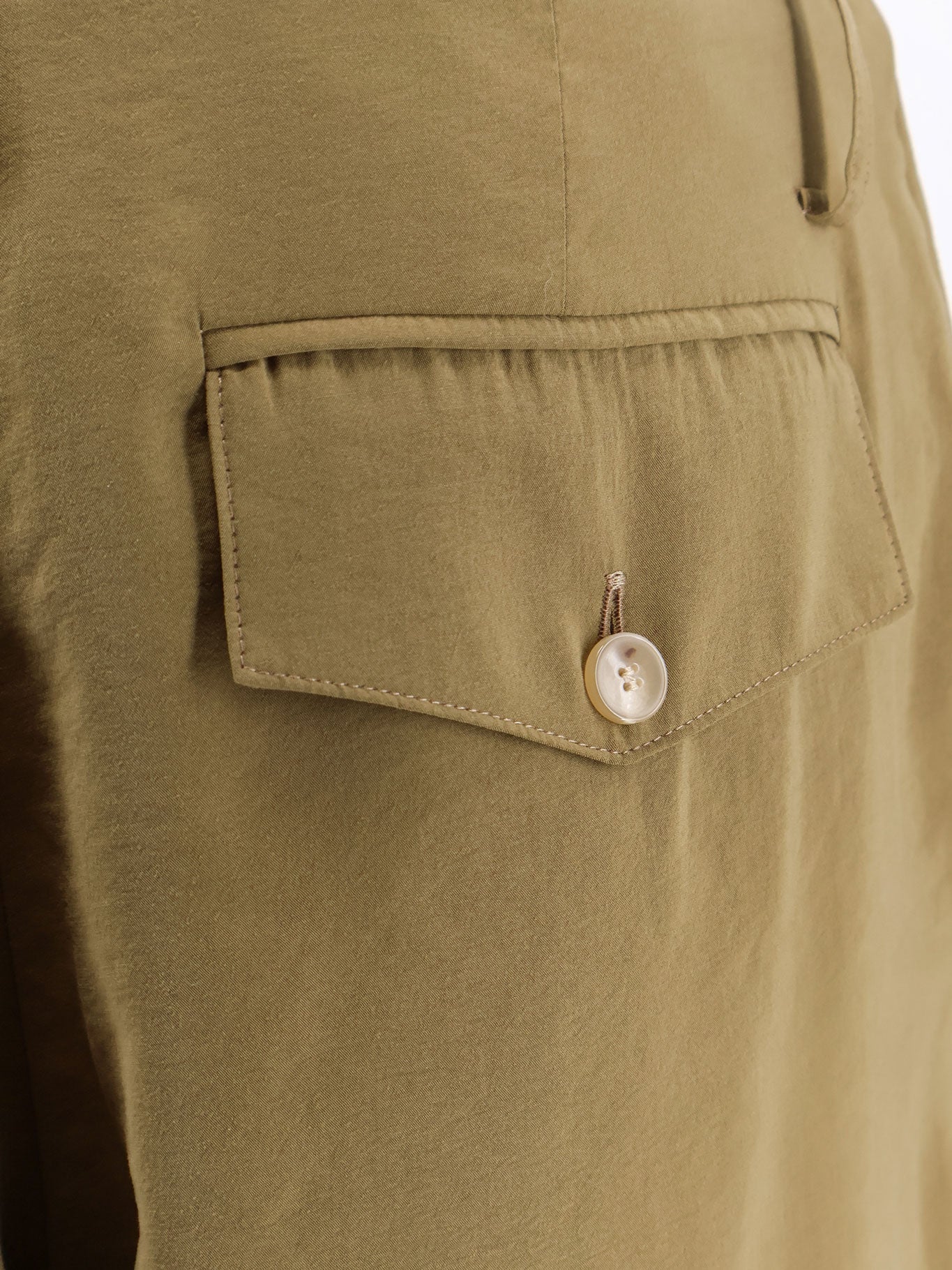Alysi Modal Trousers — Green, view 3