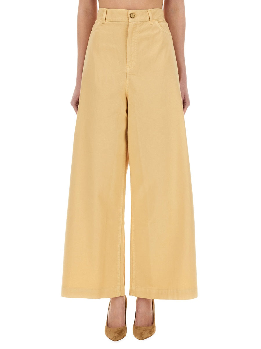 Alysi Superflare Sporty Trousers — Yellow, view 2