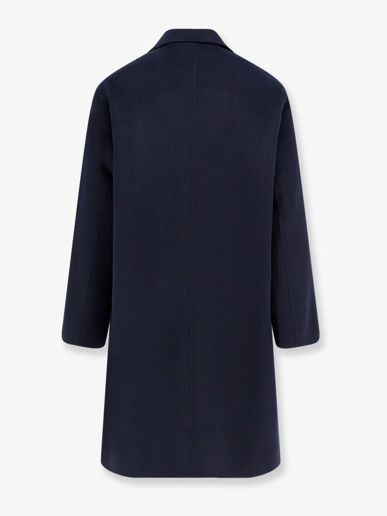AmaráNto Wool and Cashmere Blend Coat — Navy, view 2