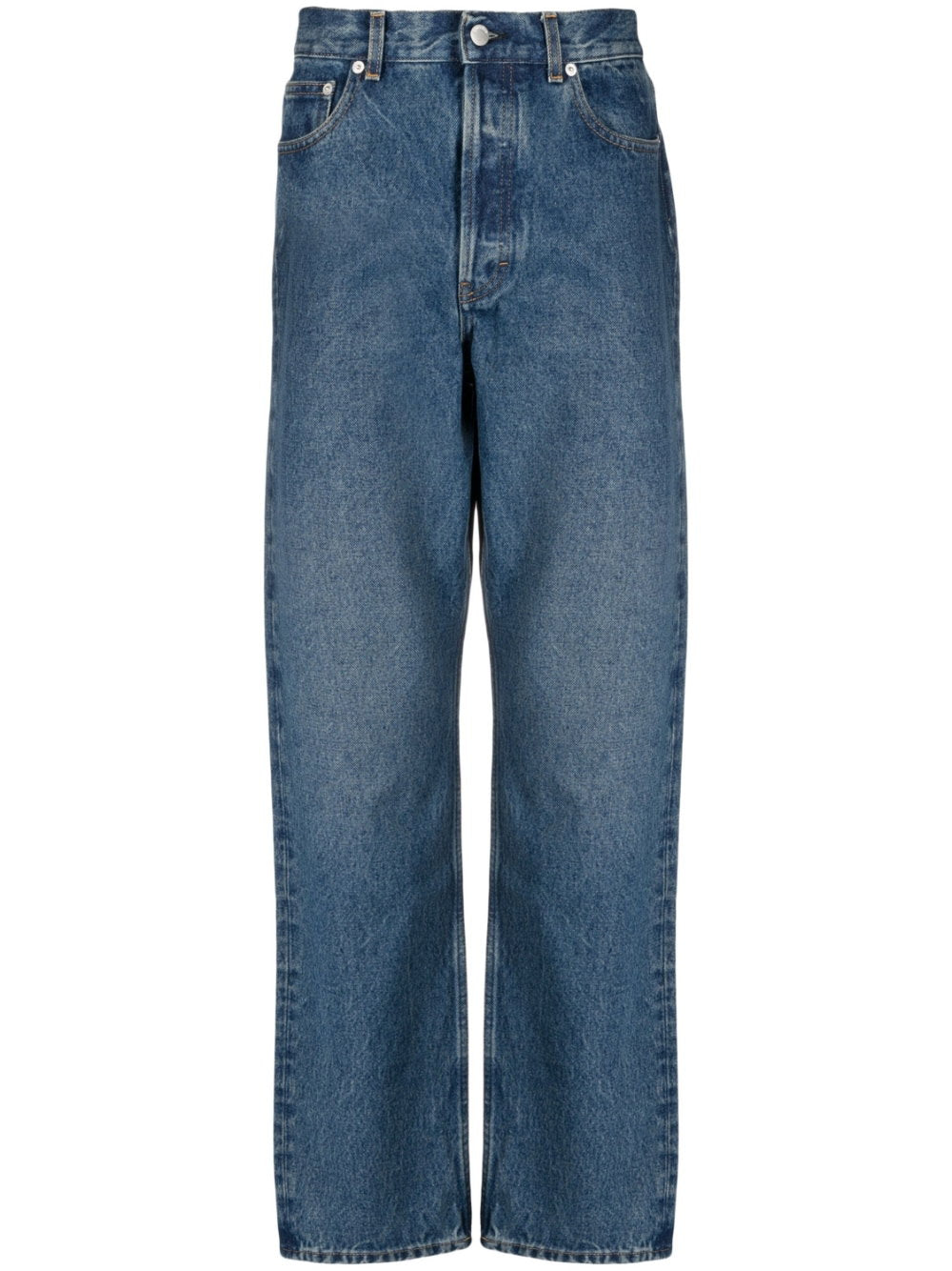 Ambush High-Rise Wide-Leg Jeans — Blue by Ambush