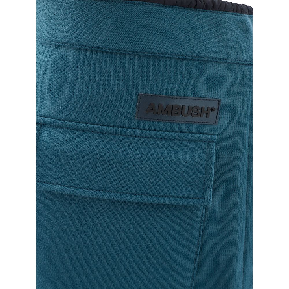 Ambush Technical Cotton Joggers — Blue, view 4