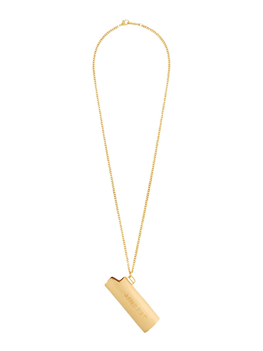 Ambush Lighter Holder Necklace — Gold by Ambush