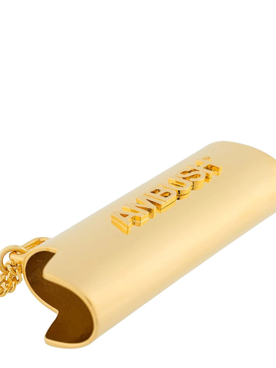 Ambush Lighter Holder Necklace — Gold, view 2