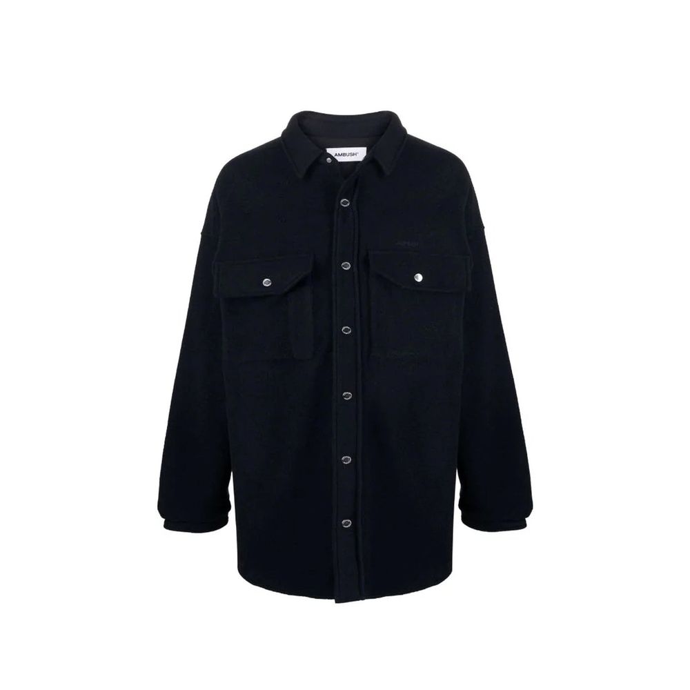 Ambush Wool-Blend Overshirt — Navy by Ambush