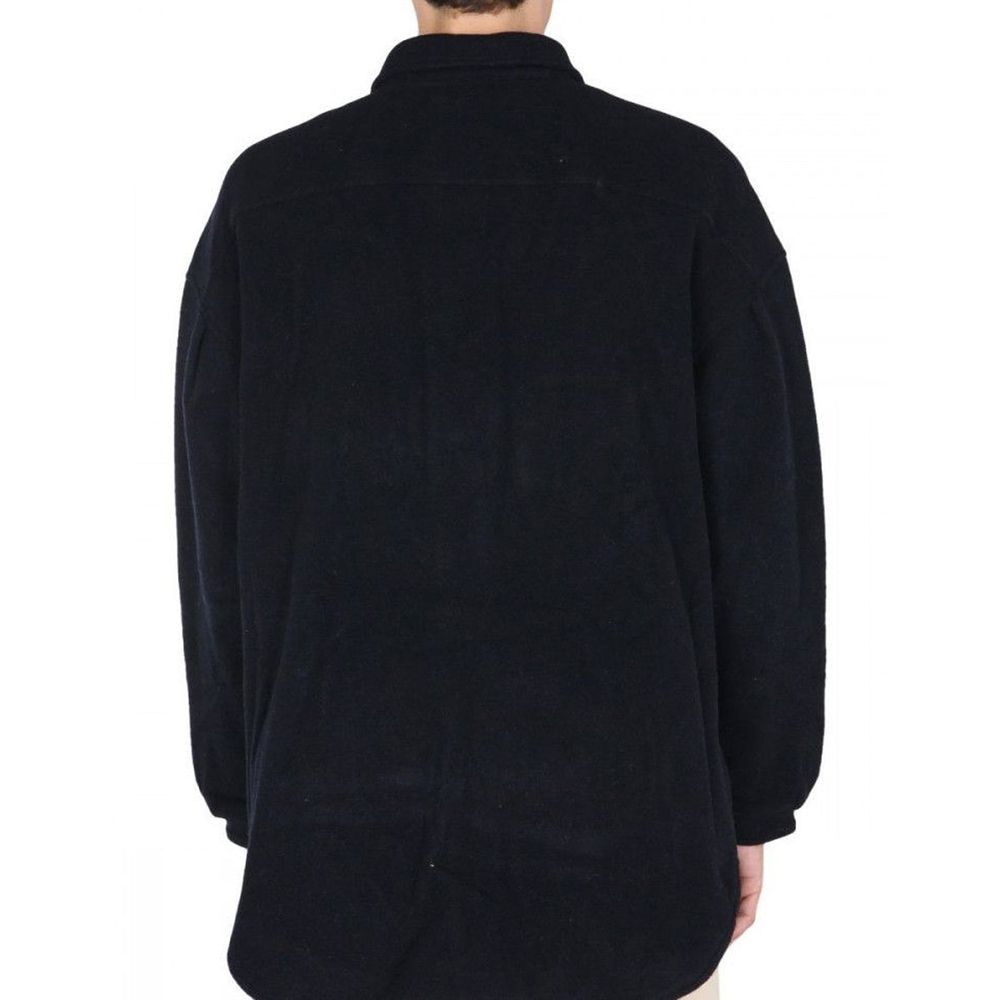 Ambush Wool-Blend Overshirt — Navy, view 3