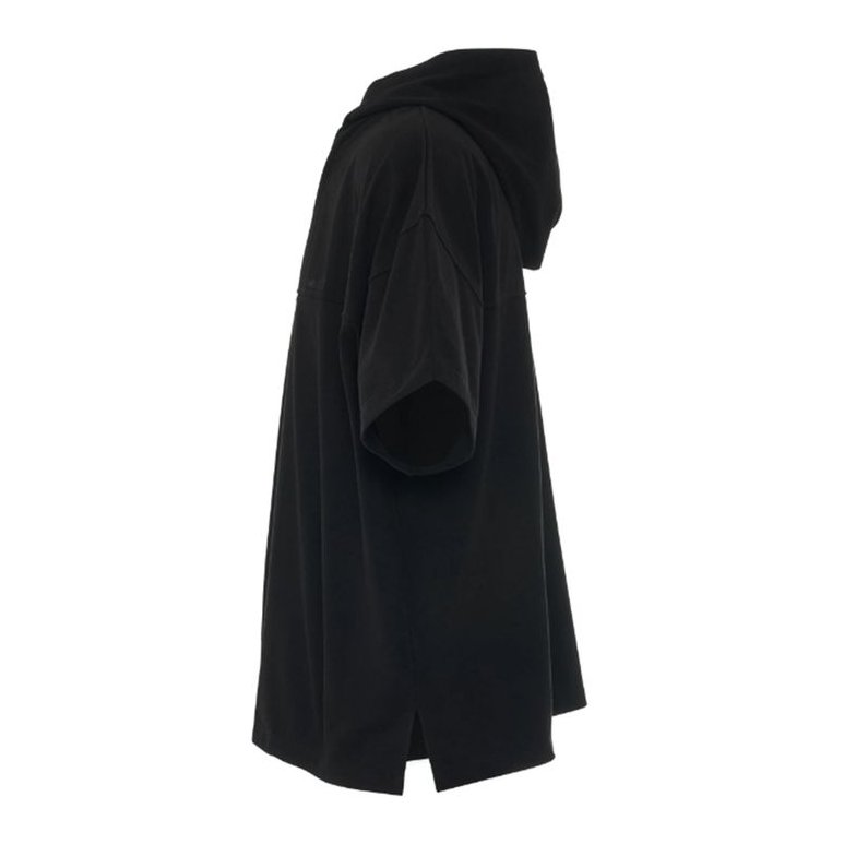 Ambush Cotton Drawstring Hood Sweatshirt — Black, view 3