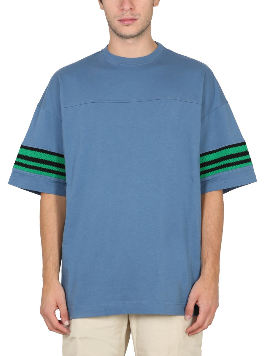 Ambush Striped Crossbar T-Shirt — Blue by Ambush