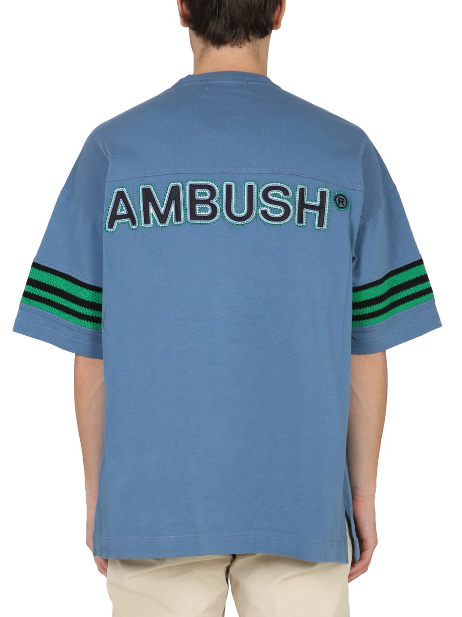 Ambush Striped Crossbar T-Shirt — Blue, view 2