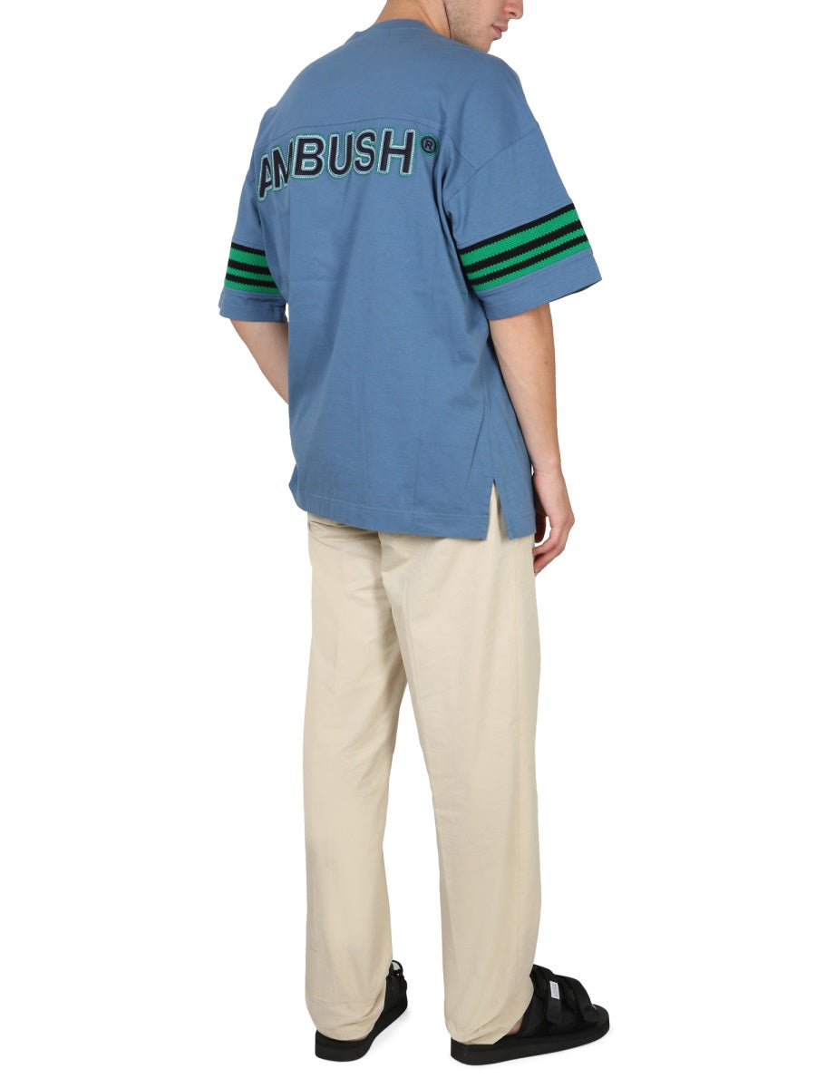 Ambush Striped Crossbar T-Shirt — Blue, view 3