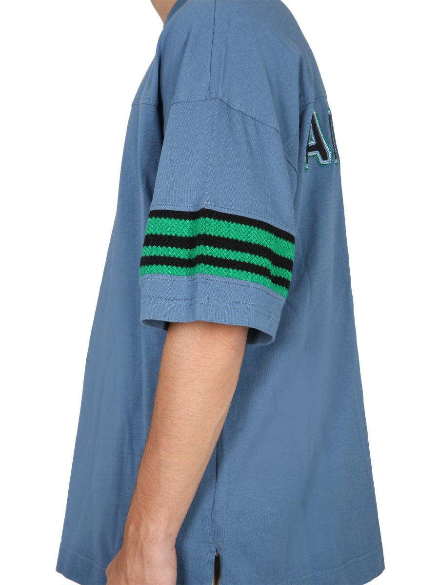 Ambush Striped Crossbar T-Shirt — Blue, view 4