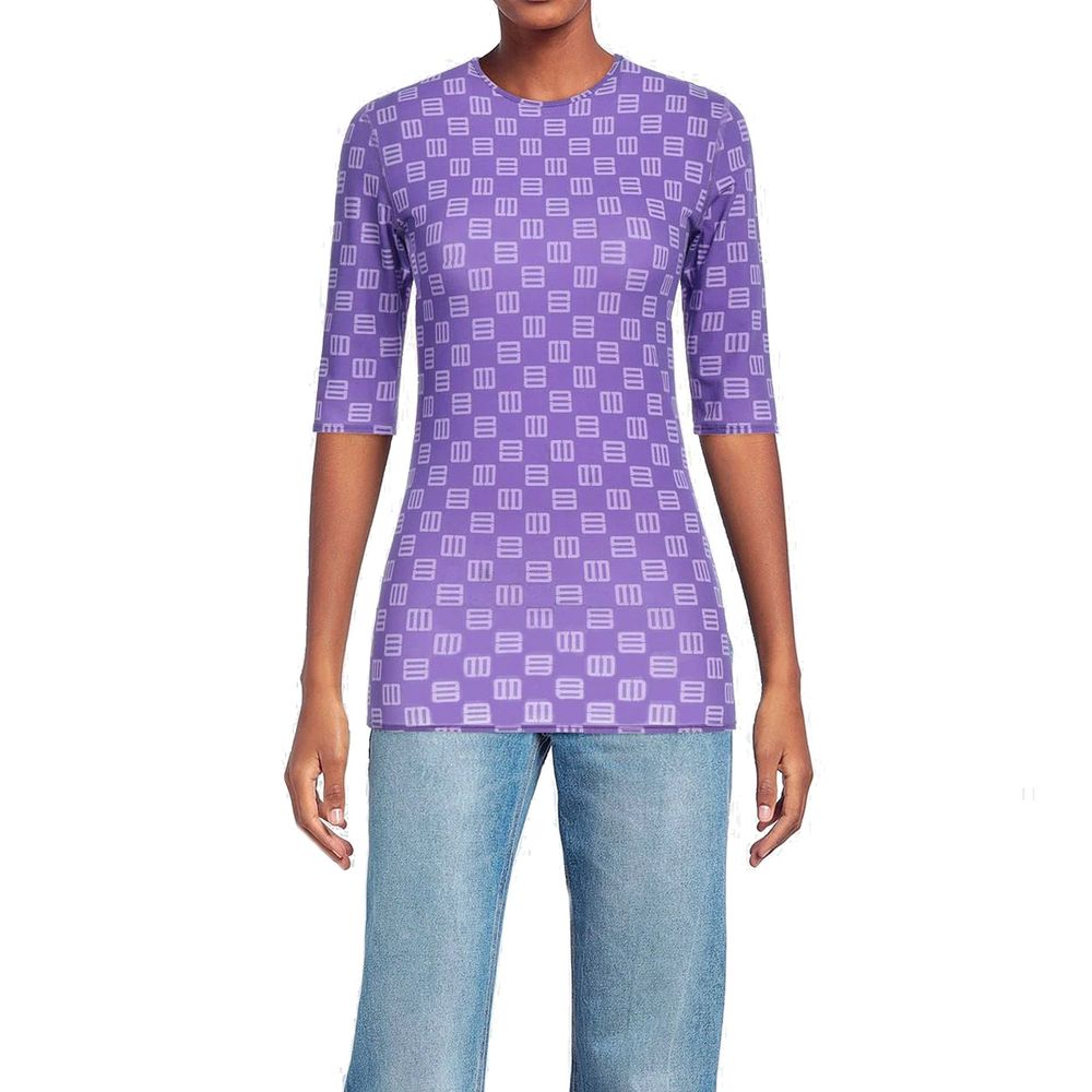 Ambush Logo-Patterned T-Shirt — Purple, view 2