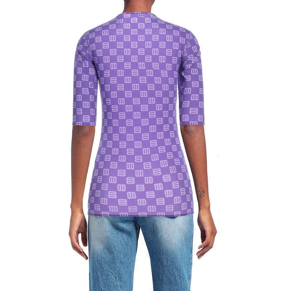 Ambush Logo-Patterned T-Shirt — Purple, view 3
