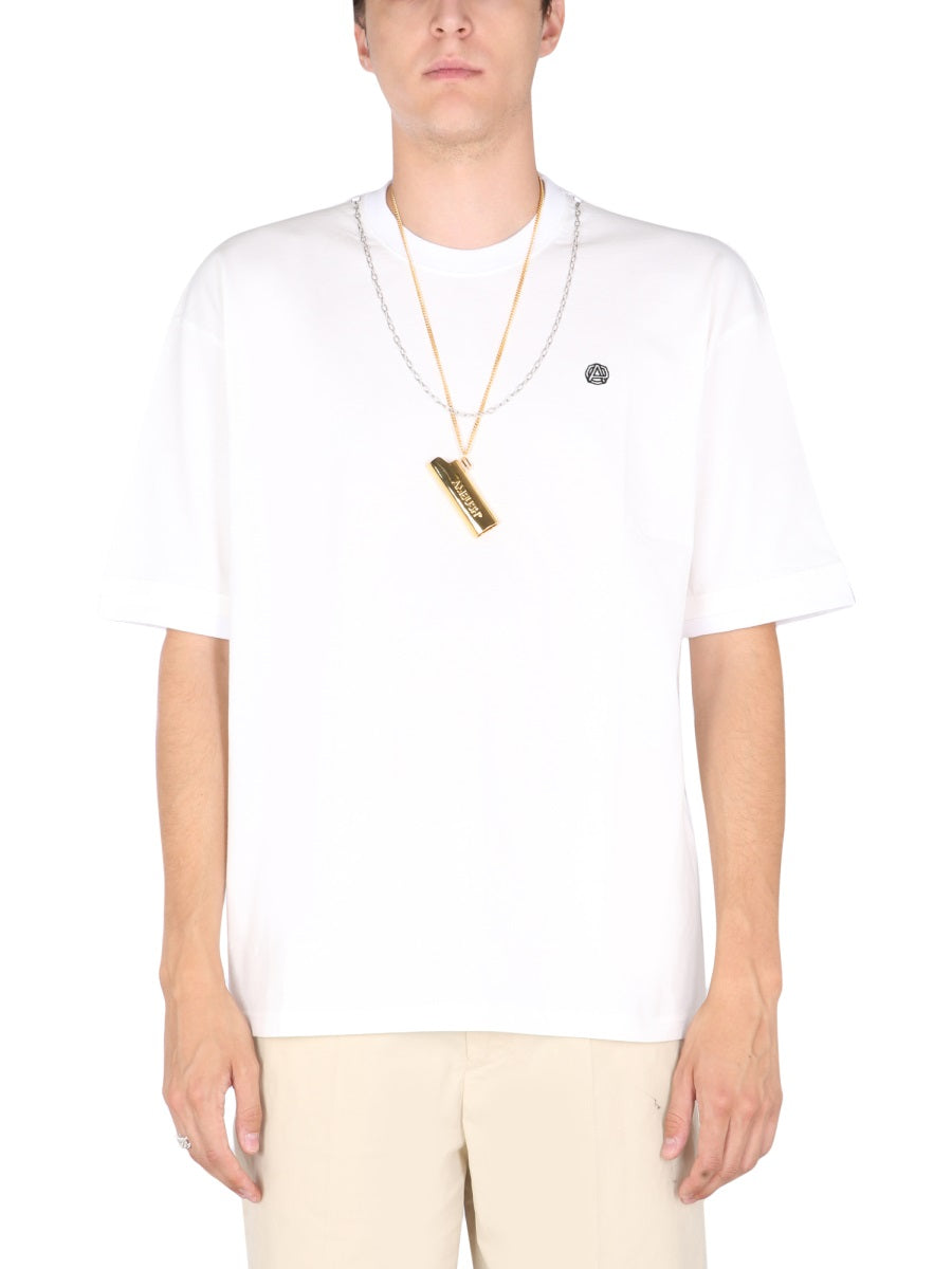 Ambush Embroidered Chain Neck T-Shirt — White by Ambush