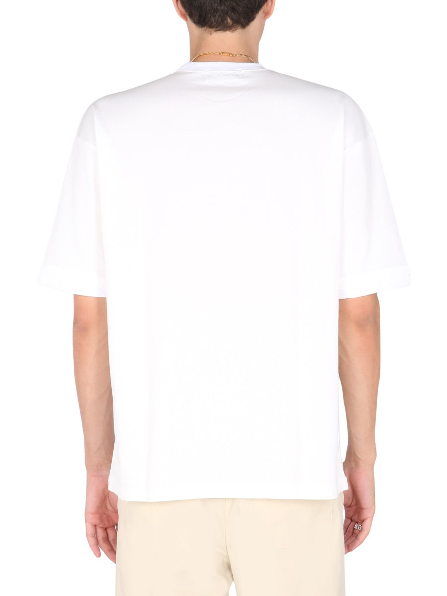 Ambush Embroidered Chain Neck T-Shirt — White, view 2