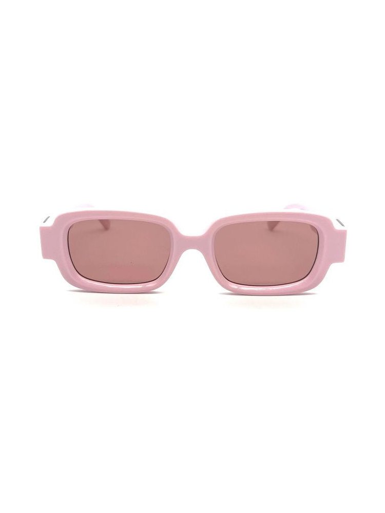 Ambush THIA Acetate Rectangle Sunglasses — Pink by Ambush