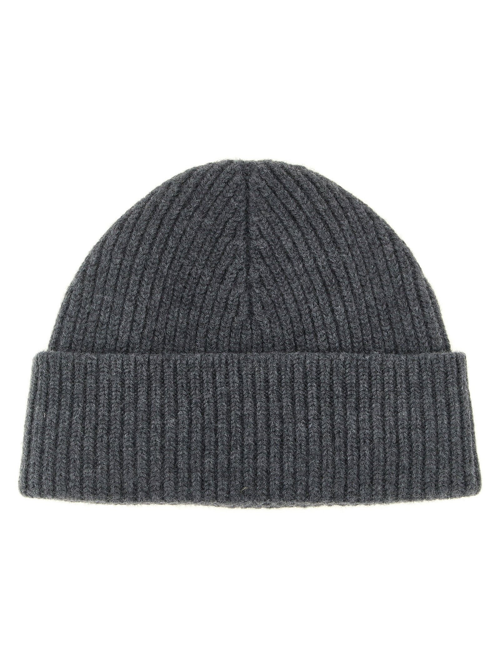Ami Paris Beanie — Grey, view 2