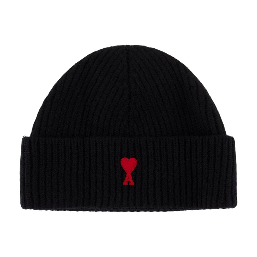 AMI Paris BFUHA116.018-009 Beanie — Black by AMI Paris
