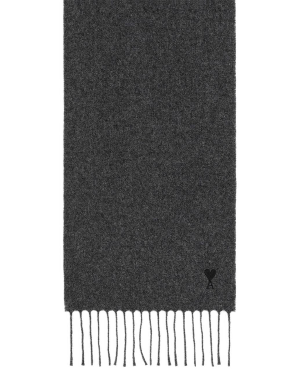 Ami Paris Scarf — Charcoal, view 3