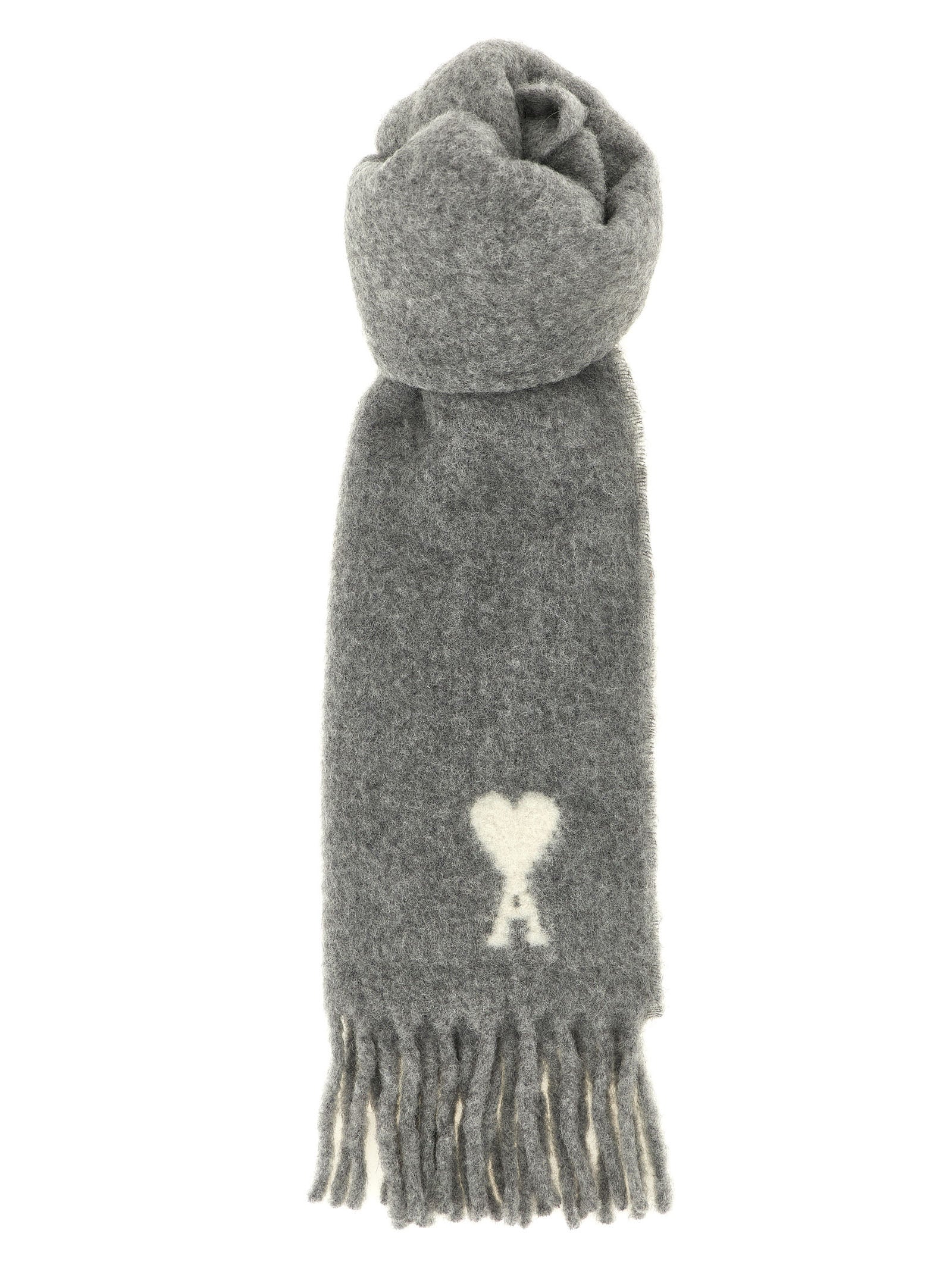 AMI Paris Scarf — Gray by AMI Paris