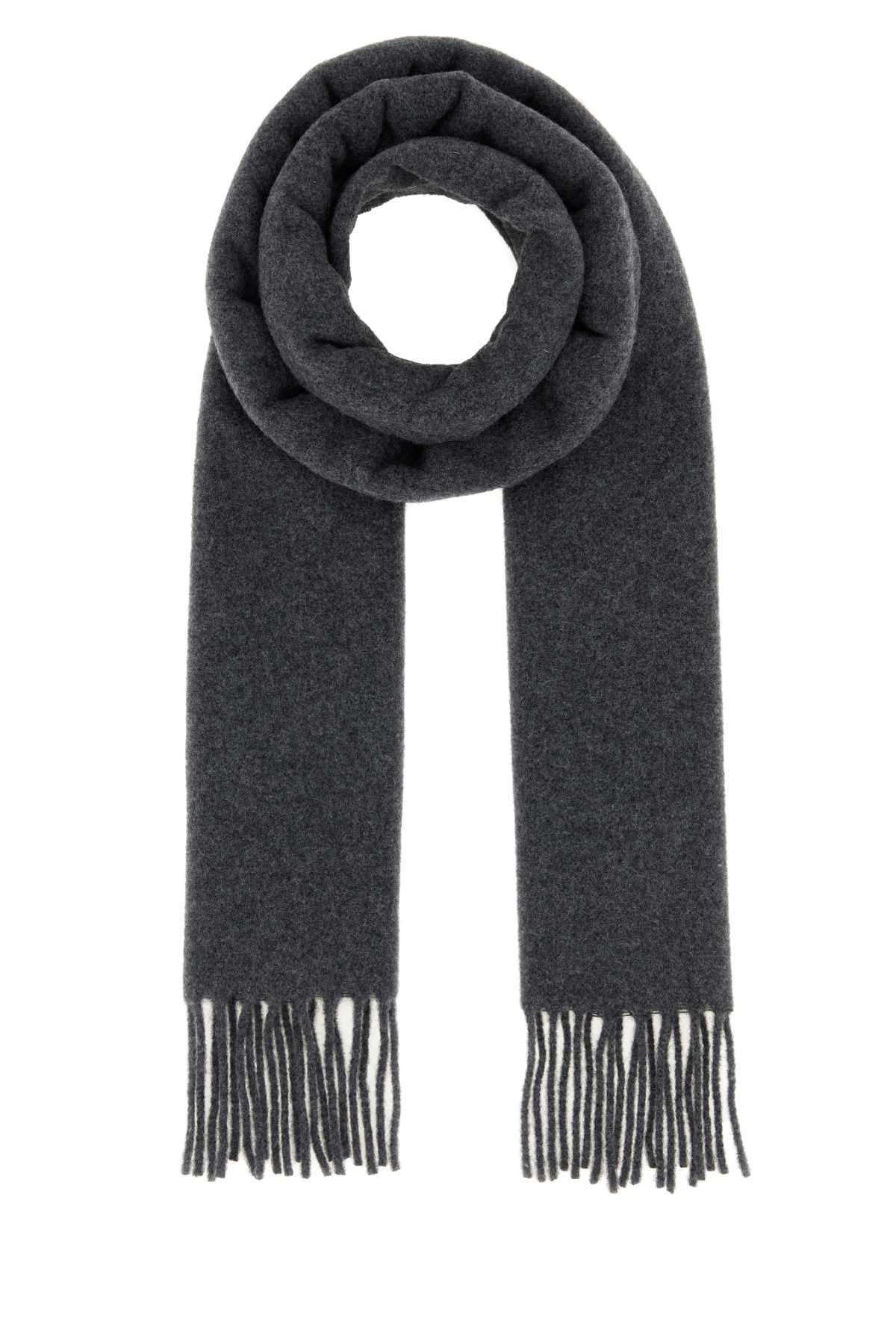 AMI Paris Wool Scarf — Gray by AMI Paris