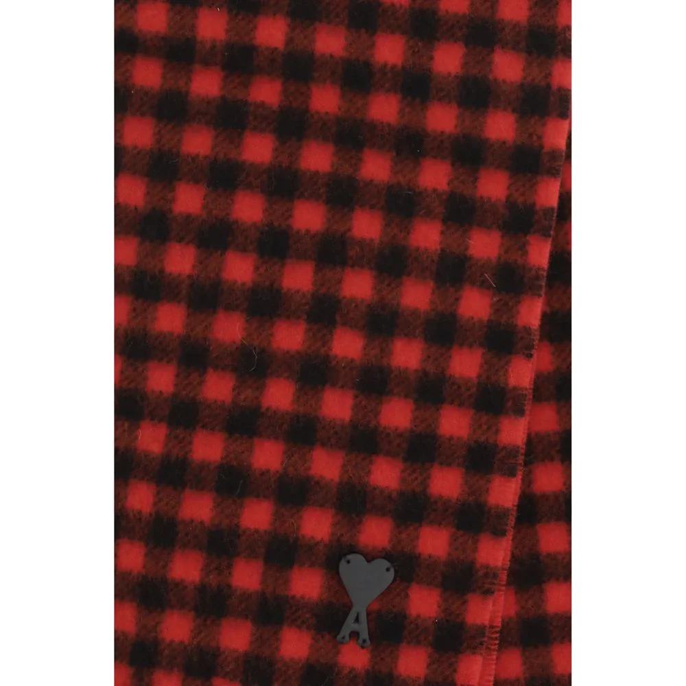 AMI Paris Scarf — Red, view 3