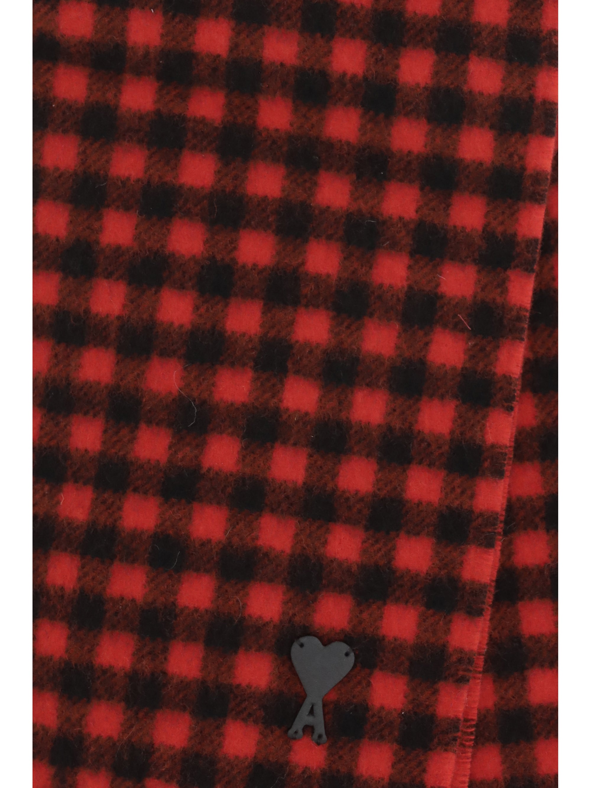 AMI Paris Scarf — Red, view 3