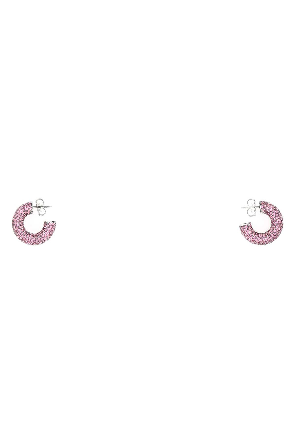Amina Muaddi Cameron Earrings — Pink by Amina Muaddi