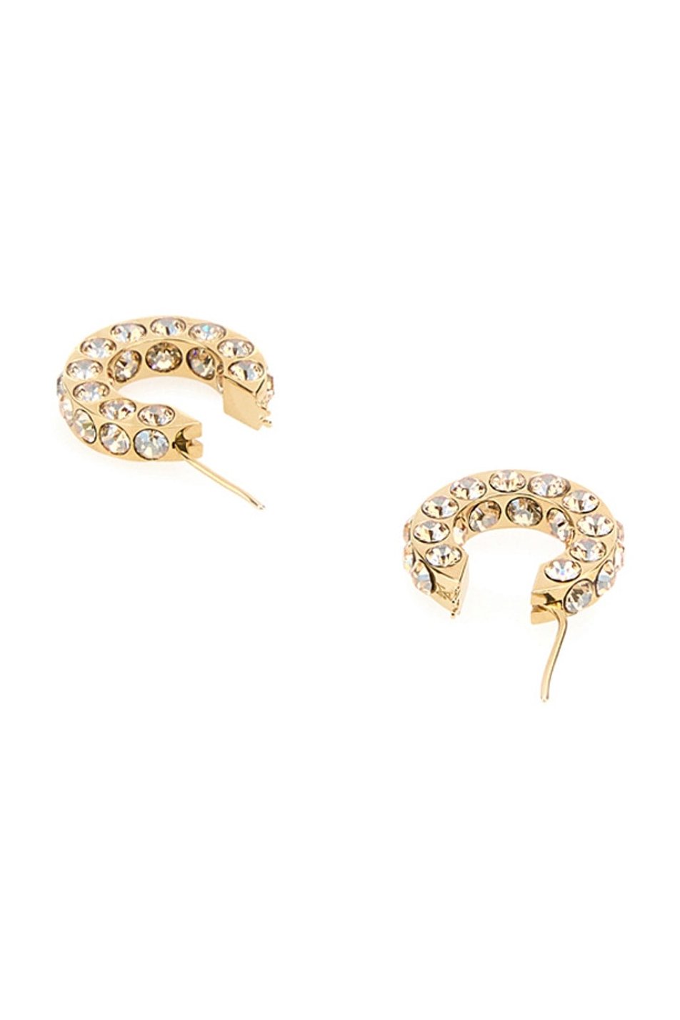Amina Muaddi Golhoncrygol Earrings — Gold, view 3