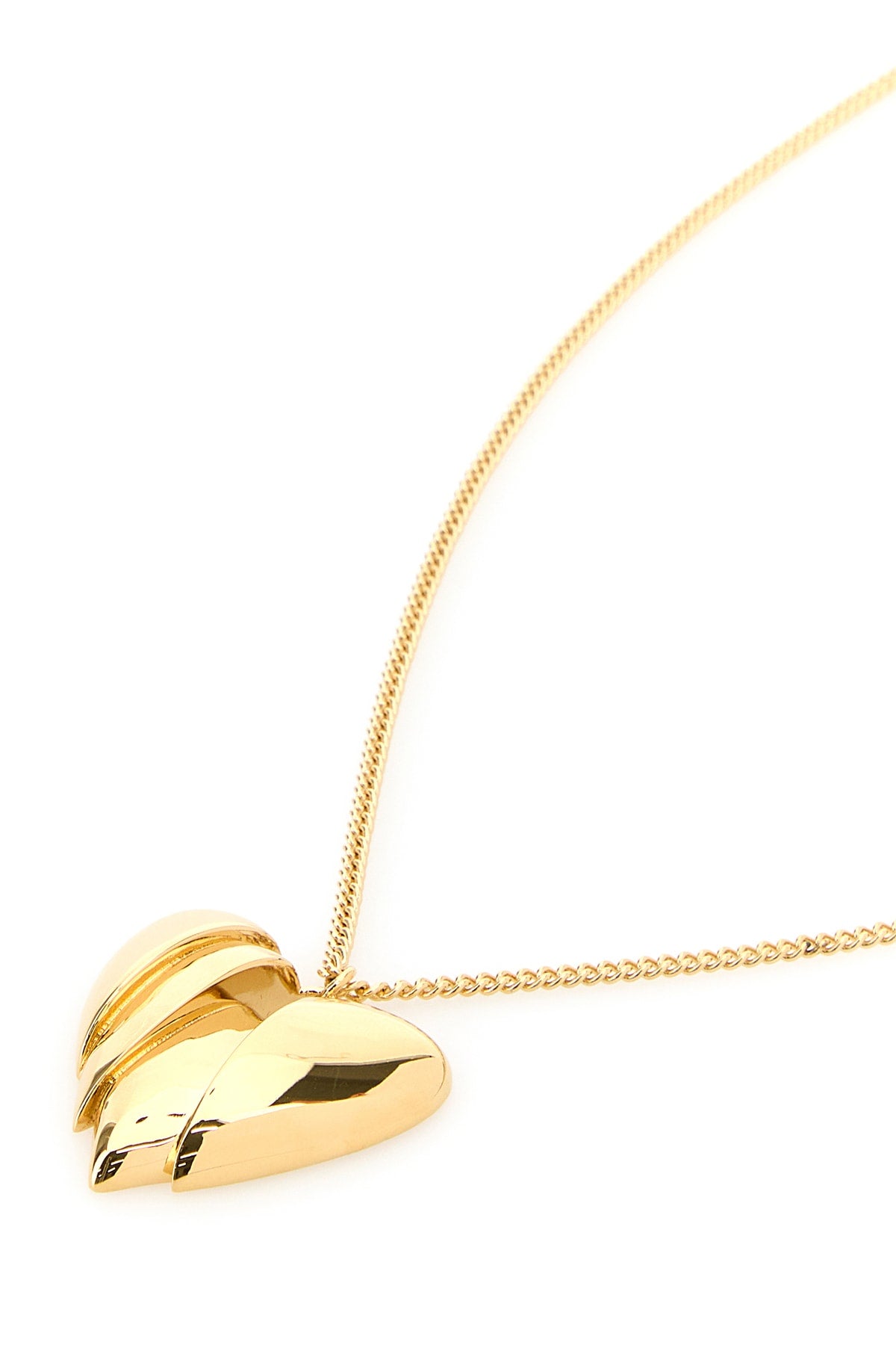 Amina Muaddi Heartbreaker Necklace — Gold, view 2
