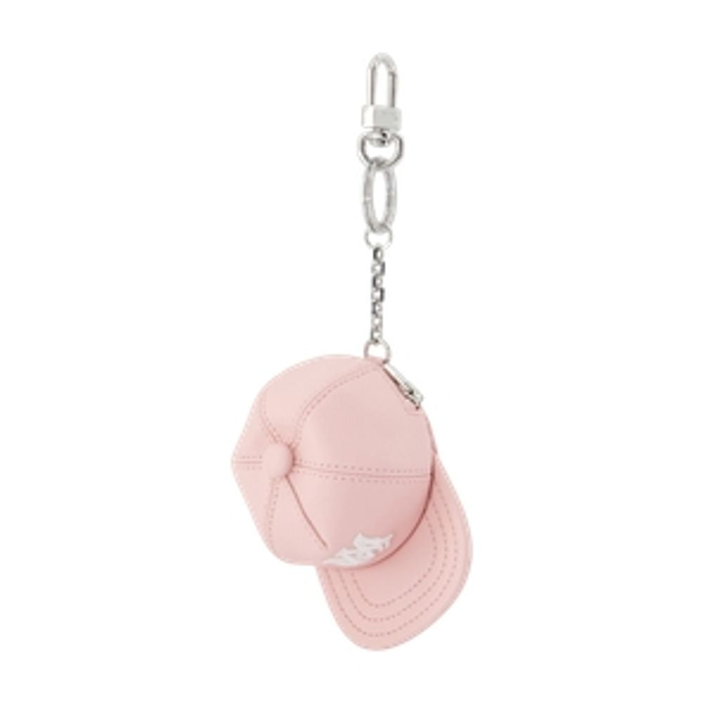 Amiri AMHAOT1014-651 Leather Mini Hat Baseball Cap Keychain — Pink by Amiri