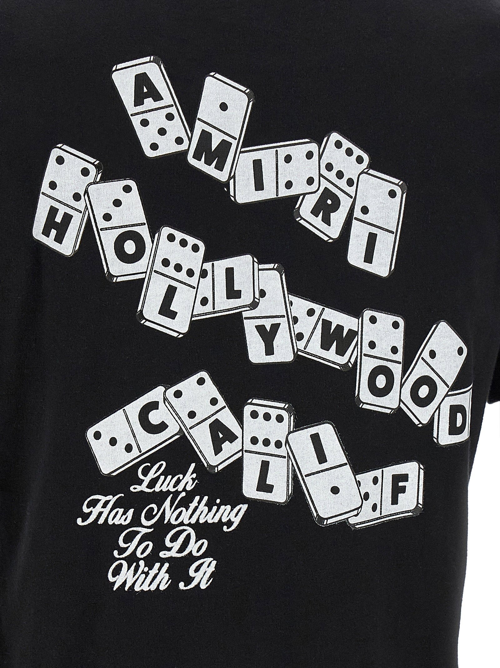 Amiri Domino T-Shirt — Black, view 4
