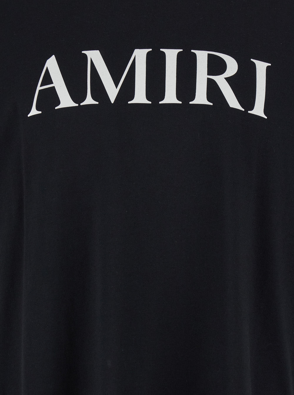 Amiri Logo-Print Cotton T-shirt — Black, view 3