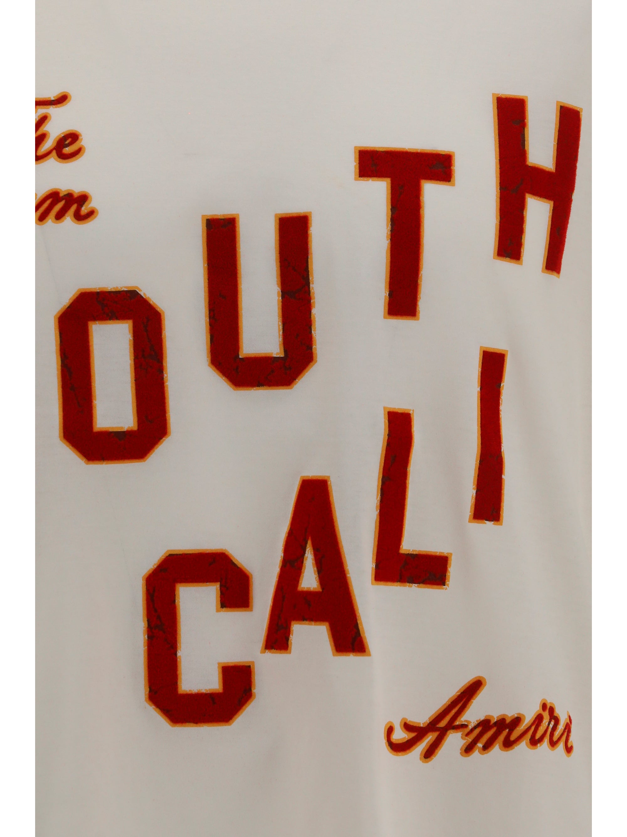 Amiri South Cali T-Shirt — Ivory, view 3