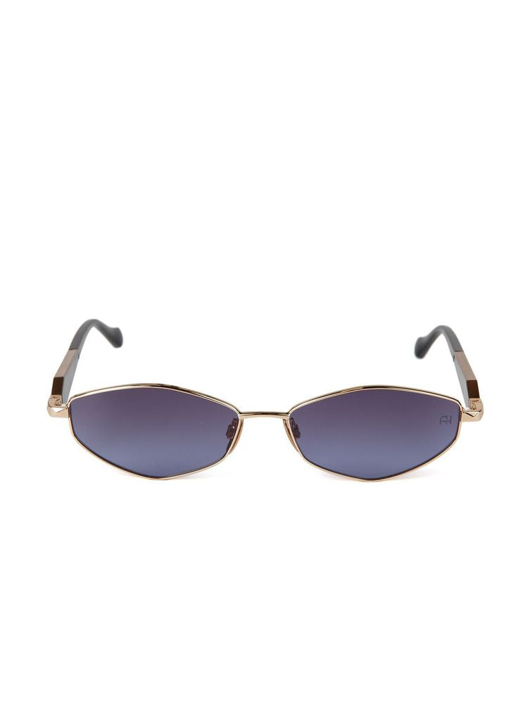 Ana Hickmann AH3353 Gradient Lens Metal Sunglasses — Gold, view 2