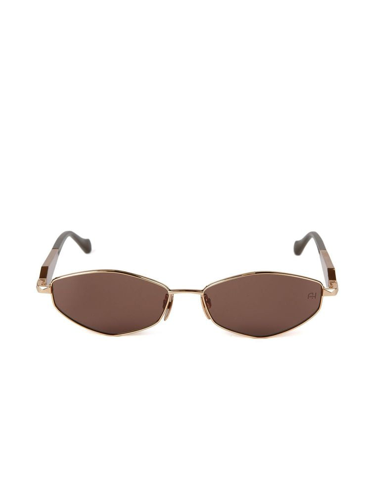 Ana Hickmann AH3353 Metal Frame Sunglasses — Gold, view 2