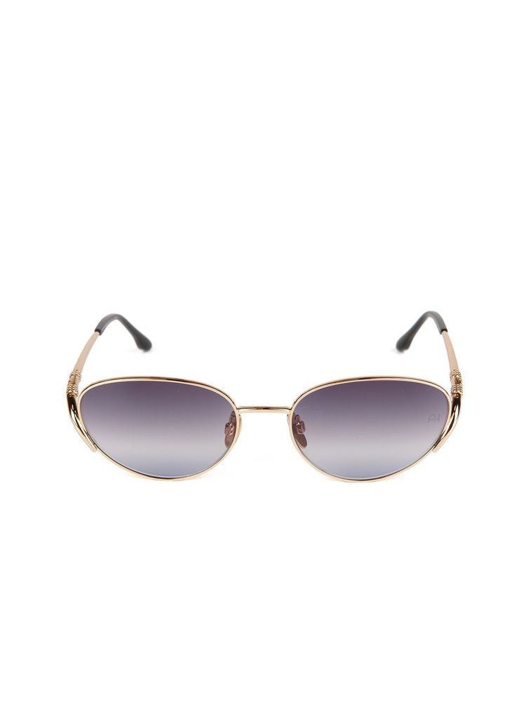 Ana Hickmann AH3354 Metal Aviator Sunglasses — Gold, view 4