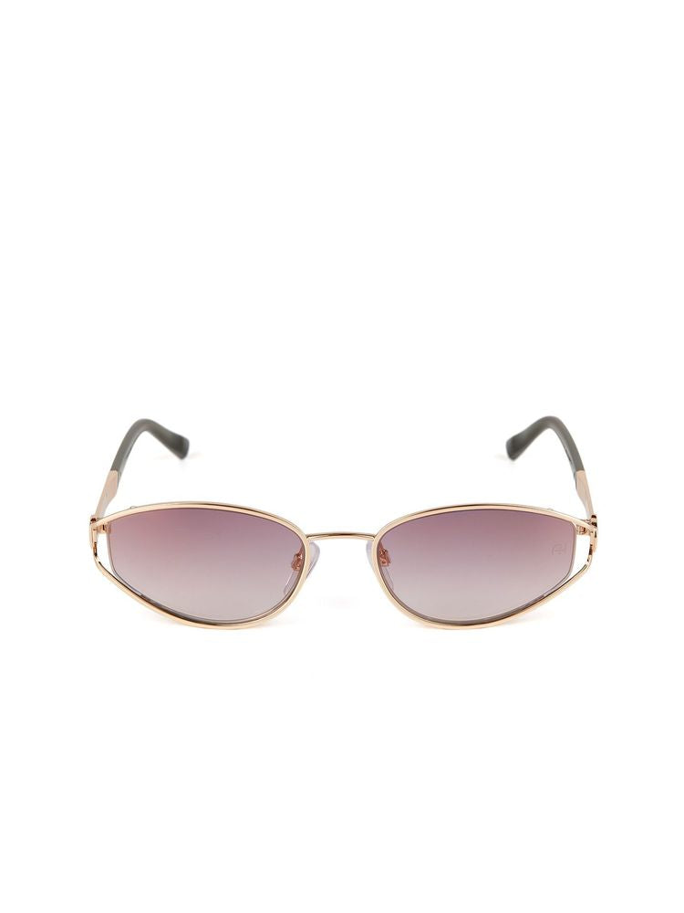 Ana Hickmann AH3355 Metal-Frame Sunglasses — Gold, view 3