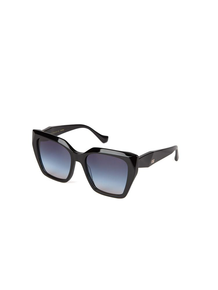 Ana Hickmann AH9489 Gradient Lens Sunglasses — Black by Ana Hickmann