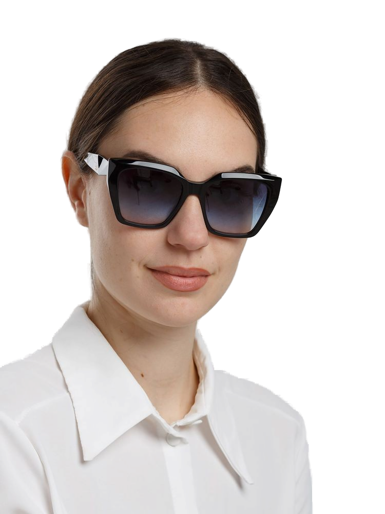 Ana Hickmann AH9489 Gradient Lens Sunglasses — Black, view 2